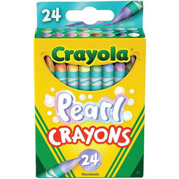 Crayola Pearl Crayons, 24/PK