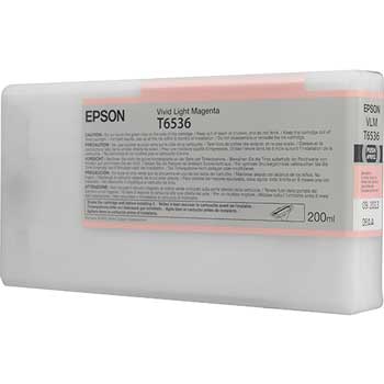 Epson&#174; T653600 Ink, 200 mL, Vivid Light Magenta