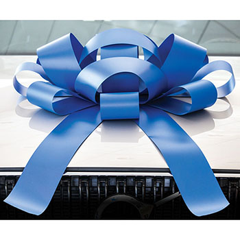 Auto Supplies JUM-BOW Magnetic Car Bow, Vinyl, Blue, 30&quot;
