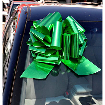 Auto Supplies Jolly Pull Bow, Green, 14&quot;