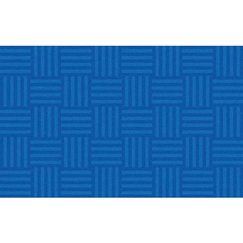 Flagship Carpets Tone on Tone Hashtag Rug, 7&#39;6&quot;x12&#39;, Blue