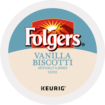 Folgers&#174; Gourmet Selections Vanilla Biscotti Coffee K-Cup&#174; Pods, 24/BX