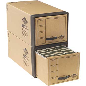Gussco Stackable Storage Box, Legal, 5/CT