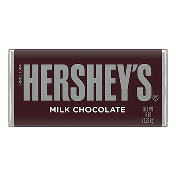 Hershey&#39;s Giant Milk Chocolate Bar, 5 lb
