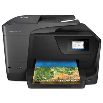 HP OfficeJet Pro 8710 All-in-One Printer, Copy/Fax/Print/Scan