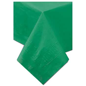 Hoffmaster Green Cellutex Tablecover, Tissue/Poly, 54&quot; x 108&quot;, 25/CT