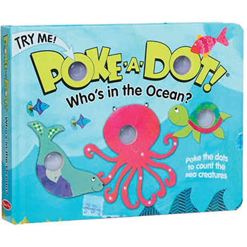 Melissa &amp; Doug Poke-A-Dot: Who&#39;s in the Ocean, 1/EA