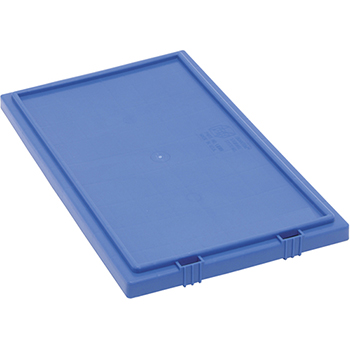 Quantum Storage Systems Genuine Stack and Nest Tote Lid, Pair with SNT180 or SNT185, Blue, 6/CT