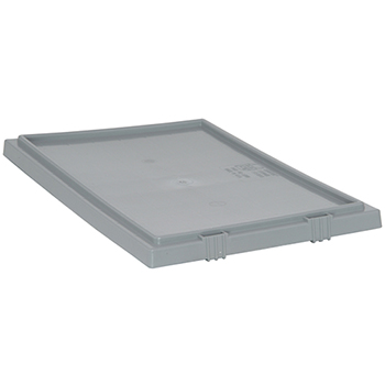 Quantum Storage Systems Genuine Stack and Nest Tote Lid, Pair with SNT180 or SNT185, Grey, 6/CT