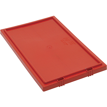 Quantum Storage Systems Genuine Stack and Nest Tote Lid, Pair with SNT180 or SNT185, Red, 6/CT