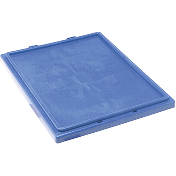 Quantum Storage Systems Genuine Stack and Nest Tote Lid, Pair with SNT190 or SNT195, Blue, 6/CT