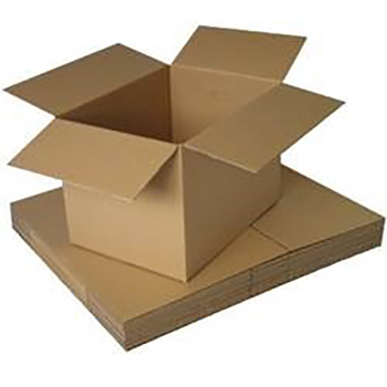 W.B. Mason Co. Corrugated Boxes, 14&quot; x 14&quot; x 10&quot;, Kraft, 25/Bundle