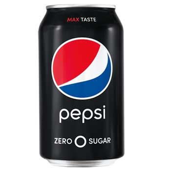 Pepsi&#174; Zero Sugar Cola, 12 oz. Cans, 12/PK, 2/CS