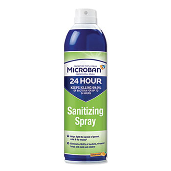 Microban&#174; 24-Hour Disinfectant Sanitizing Spray, Citrus, 15 oz.