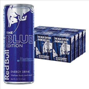 Red Bull&#174; Blue Edition, Blueberry Energy Drink, 8.4 oz. cans, 24/CS