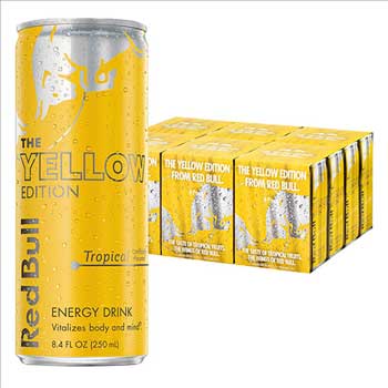 Red Bull&#174; Yellow Edition, Tropical Energy Drink, 8.4 oz. cans, 24/CS