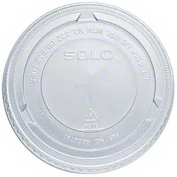 SOLO Cup Company Clear Straw Slotted Lid
