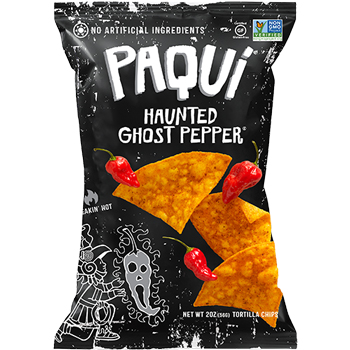 Paqui Tortilla Chips, Haunted Ghost Pepper, 2 oz., 6/CS