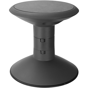 Storex Adjustable Wobble Chair, Non-Slip Base, 12-18&quot; Height, Black
