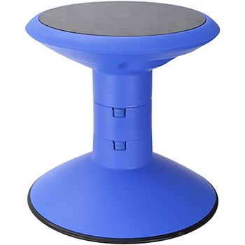 Storex Adjustable Wobble Chair, Non-Slip Base, 12-18&quot; Height, Blue