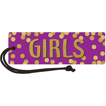 Teacher Created Resources Confetti Magnetic Girls Pass, 1/EA
