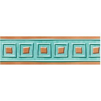 TREND Metal™ Copper Squares Borders