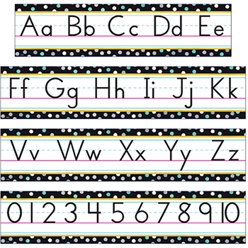 TREND Metal™ Alphabet Mini Bulletin Board Set, 6 Pieces