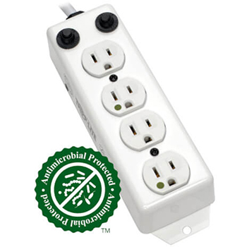 Tripp Lite Medical-Grade Power Strip with 4 15A Hospital-Grade Outlets, 2 ft. Cord