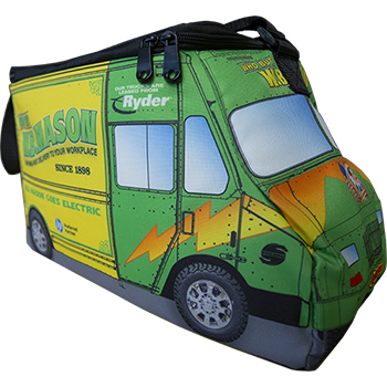 W.B. Mason Co. Truck Shaped Soft Sided Cooler w/Shoulder Strap and Handle, 15 1/2&quot;W x 7 1/4&quot;D x 8 3/4&quot;H