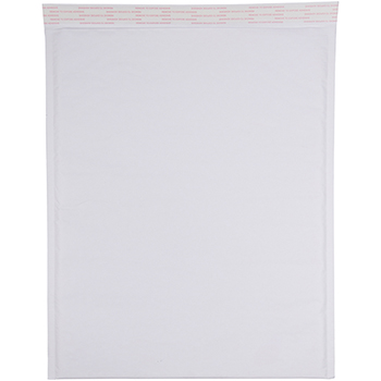 JAM Paper Bubble Lite Padded Mailers, 14 1/4&quot; x 18 1/2&quot;, White Kraft, 100/BX