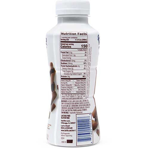 Fairlife High Protein Chocolate Nutrition Shake 11 5 Oz 12 PK WB Mason