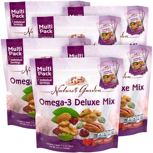 Nature's Garden Omega3 Deluxe Mix, 1.2 oz., 7/PK, 6 PK/BX WB Mason