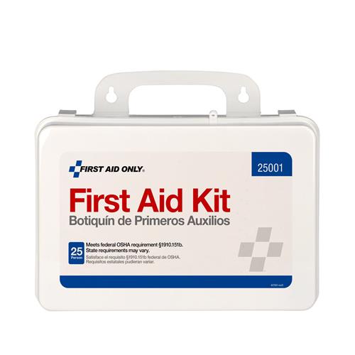 First Aid Only™ 25 Person First Aid Kit, 112 Pieces/Kit - WB Mason