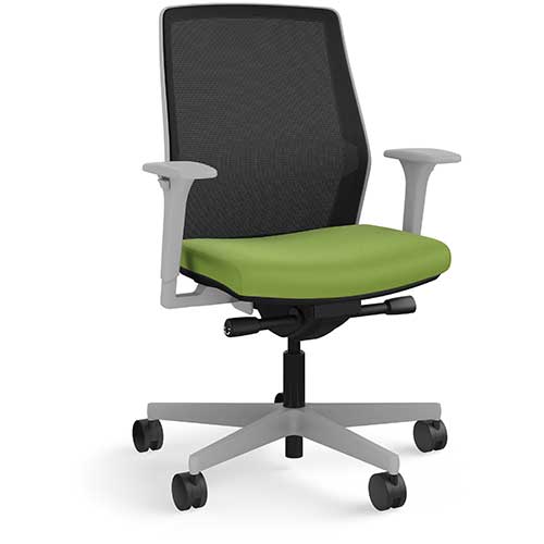 Allsteel Lyric LT Work Chair, Mesh Back, 2D Adjustable Arms