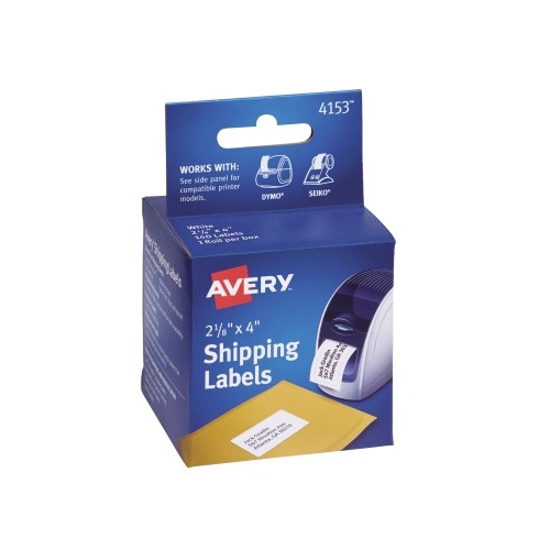 Avery Shipping Labels, Dymo®, Seiko® and Zebra® Printers, 2 1/8
