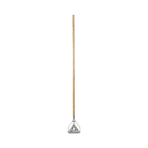Quick Change Metal Head Wooden Mop Handle, Junior, 0.88 Quick Change Metal Head Wooden Mop Handle, Junior, 0.88