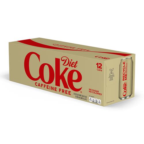 thumbnail image 2 of Diet Coke Caffeine Free Soda, 12 Fl Oz, 12 Pack (Package... 2 of 14