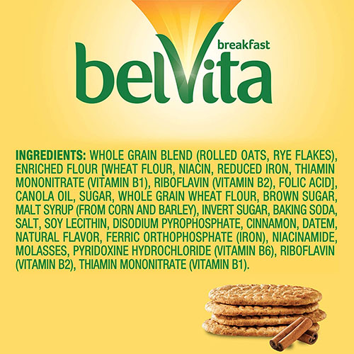 Nabisco® belVita Breakfast Biscuits, Crunchy Cinnamon Brown Sugar 