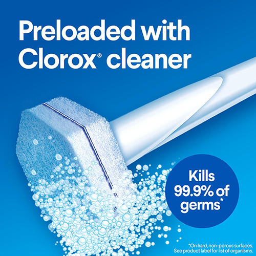 clorox toiletwand disposable toilet cleaning system with 6 refills