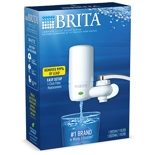 Brita® On Tap Complete Water Faucet Filtration System with Light
