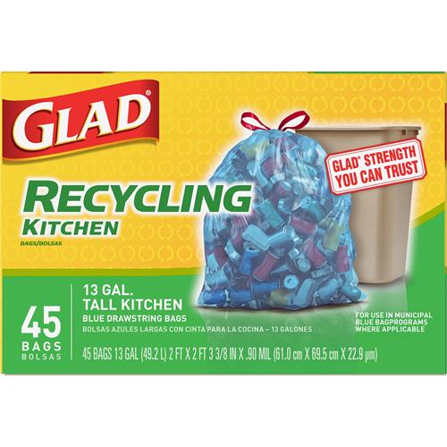 glad blue bolsas