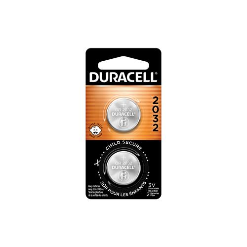 Duracell® 2032 3V Lithium Coin Battery, 2/PK - WB Mason