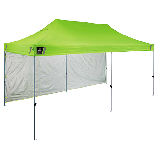 ergodyne® Shax® 6097 Pop-Up Tent Sidewalls - 10' X 20', Hi-Vis 