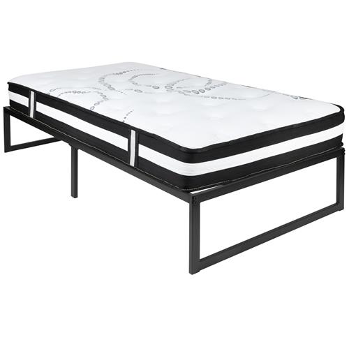 Flash Furniture 14 Metal Platform Bed, Bed Frames That Don T Require A Box Spring