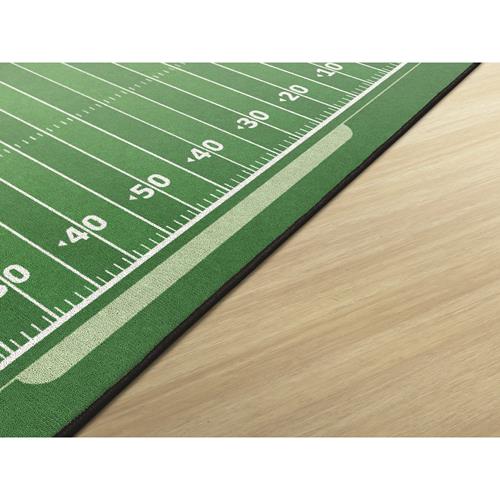 Flagship Carpets Football Field Activity Rug, 5' x 8', Multi