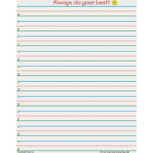 Teacher Created Resources Smart Start Writing Paper, 8 1/2" x 11 ...
