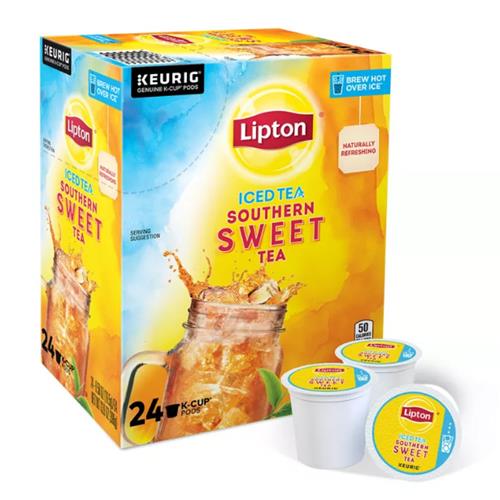 Lipton Southern Sweet Iced Black Tea K-Cup - 24 / Box Lipton Southern Sweet Iced Black Tea K-Cup - 24 / Box