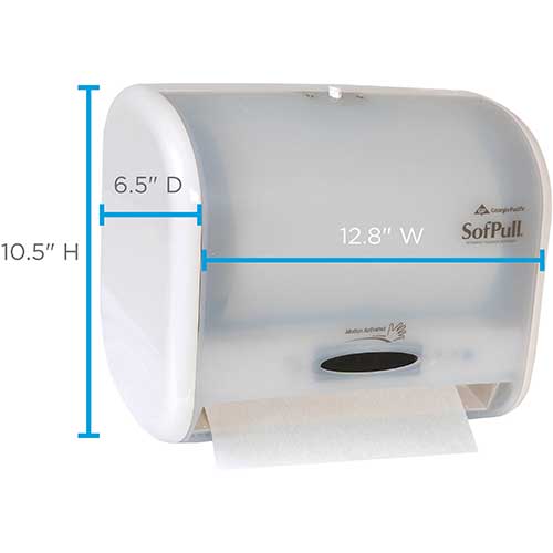 SofPull Centerpull Regular Capacity Paper Towel Dispenser by GP Pro Translucent for sale online 