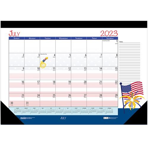 House of Doolittle Earthscapes Seasonal Academic Desk Pad Calendar, 22