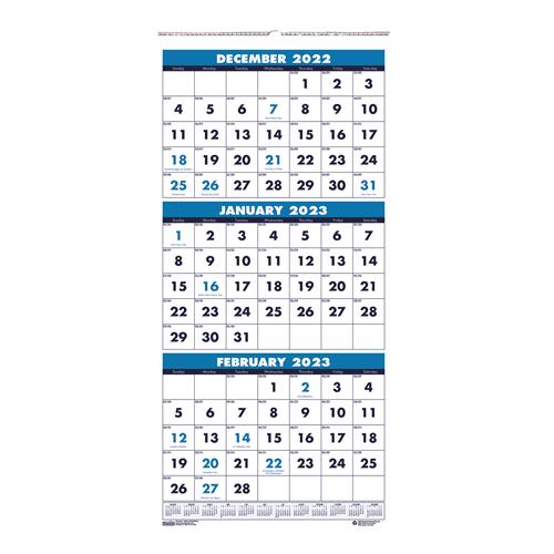 house-of-doolittle-three-month-format-wall-calendar-8-x-17-14-month
